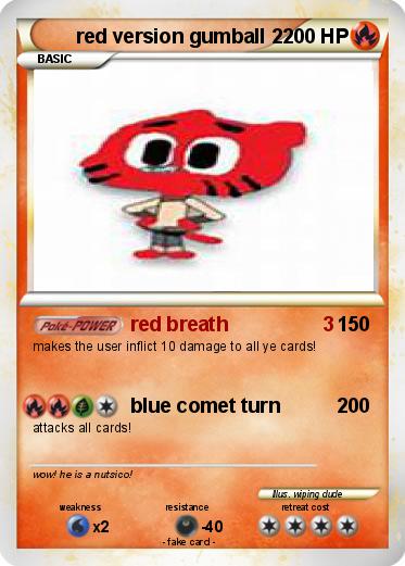 Pokemon red version gumball 2