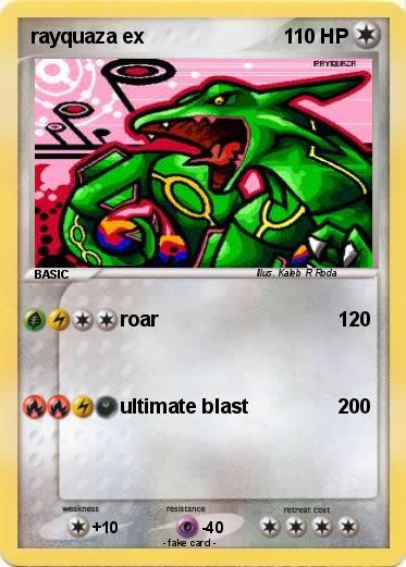 Pokemon rayquaza ex