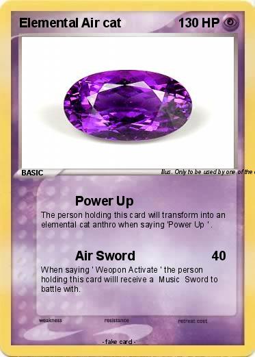 Pokemon Elemental Air cat