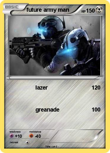Pokemon future army man