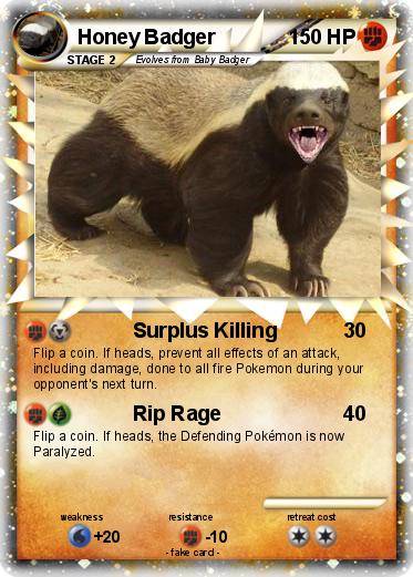 Pokemon Honey Badger
