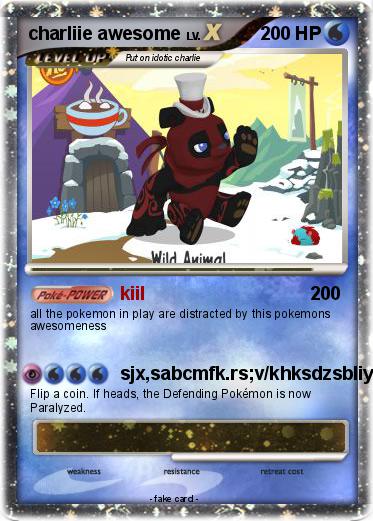 Pokemon charliie awesome