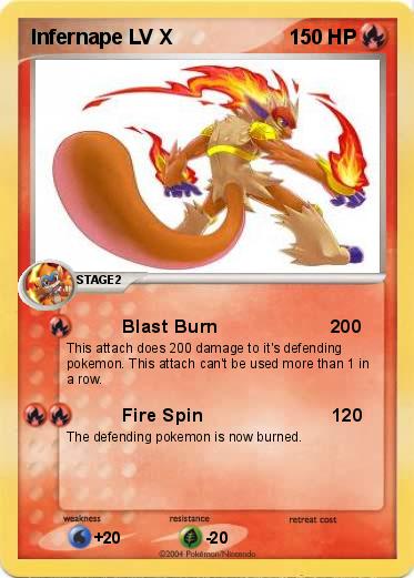 Pokemon Infernape LV X
