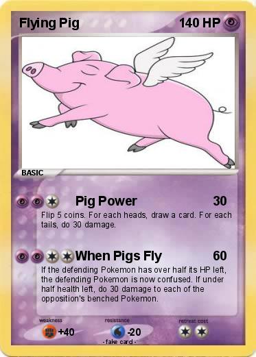 Pokemon Flying Pig