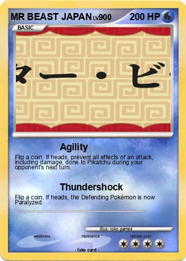 Pokemon MR BEAST JAPAN