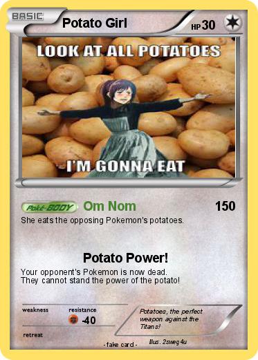 Pokemon Potato Girl