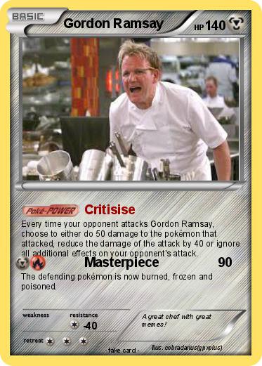 Pokemon Gordon Ramsay