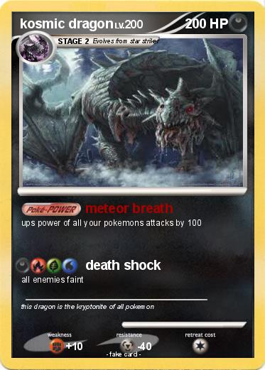 Pokemon kosmic dragon