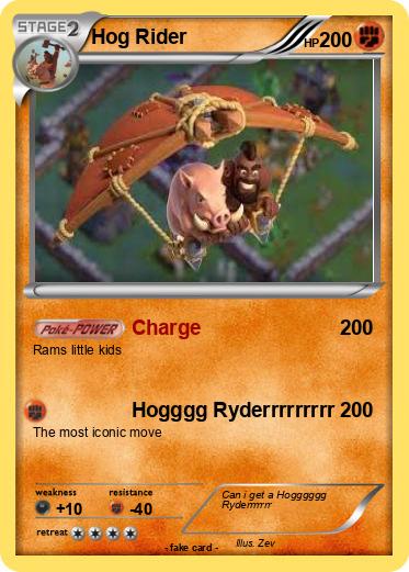 Pokemon Hog Rider