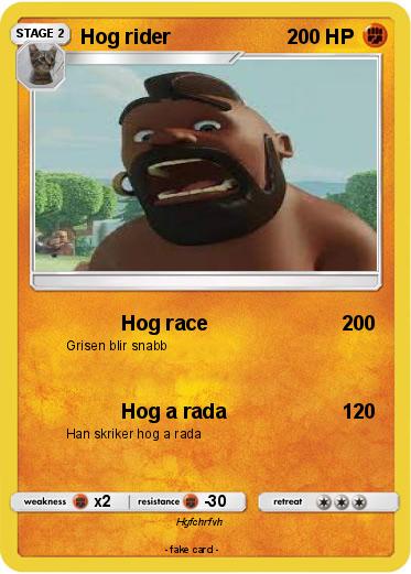 Pokemon Hog rider