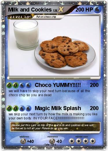 Pokemon Milk and Cookies