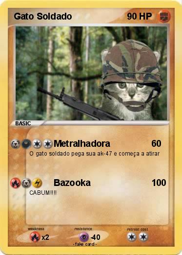 Pokemon Gato Soldado