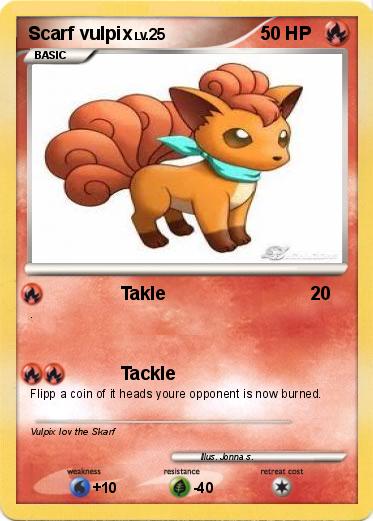 Pokemon Scarf vulpix