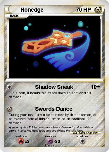 Pokemon Honedge