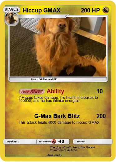 Pokemon Hiccup GMAX