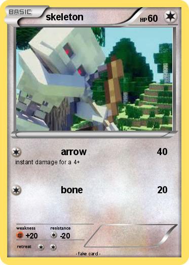 Pokemon skeleton