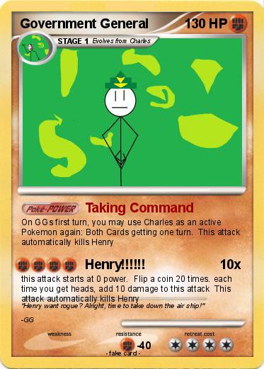 Pokemon Government General