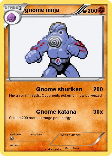 Pokemon gnome ninja