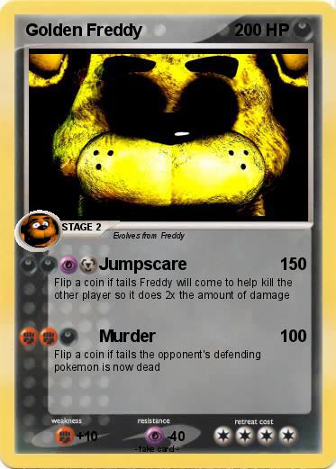 Pokemon Golden Freddy