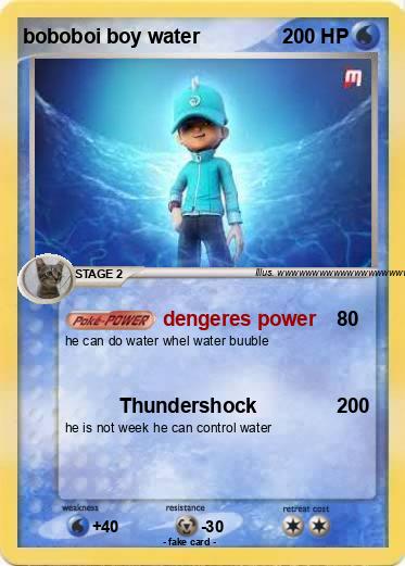 Pokemon boboboi boy water