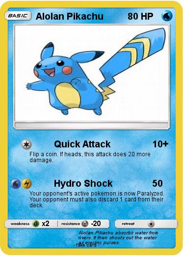 Pokemon Alolan Pikachu