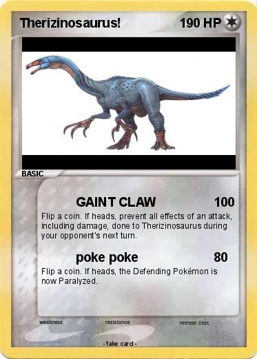 Pokemon Therizinosaurus!