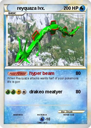 Pokemon reyquaza lvx.