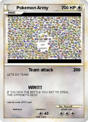 Pokemon Pokemon Army