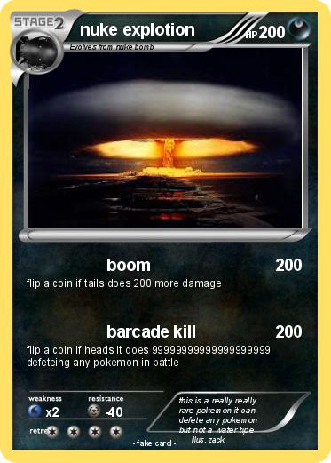 Pokemon nuke explotion