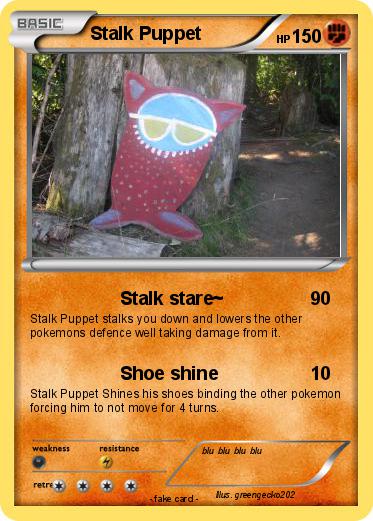 Pokemon Stalk Puppet
