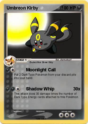 Pokemon Umbreon Kirby