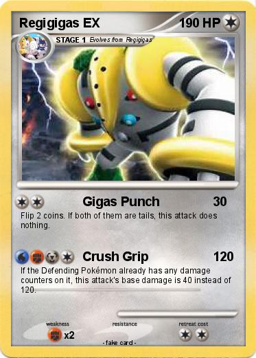 Pokemon Regigigas EX