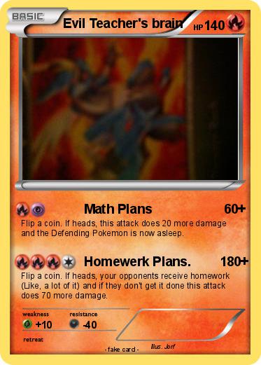 Pokemon Evil Teacher's brain