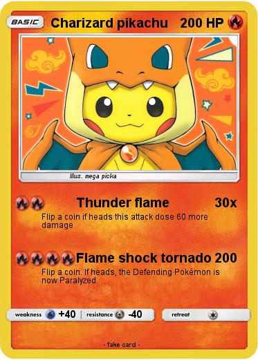Pokemon Charizard pikachu