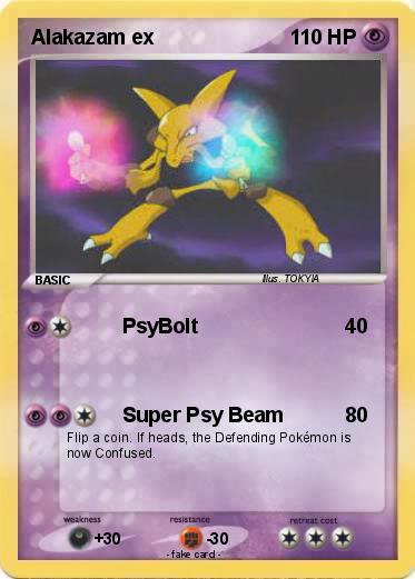 Pokemon Alakazam ex
