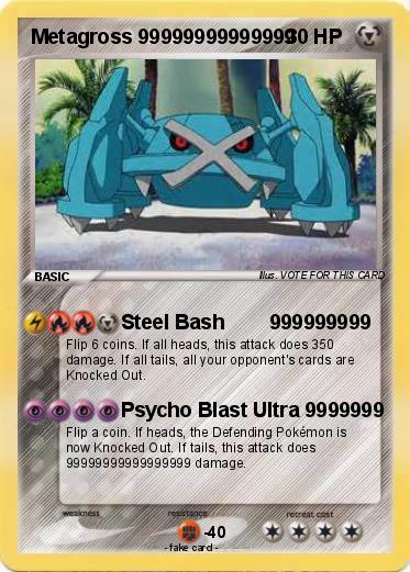 Pokemon Metagross 99999999999999