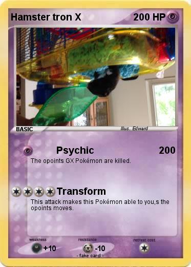 Pokemon Hamster tron X