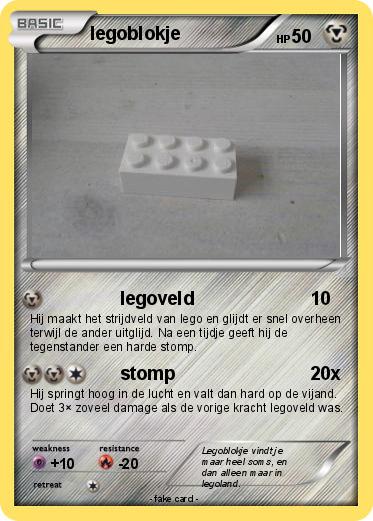 Pokemon legoblokje