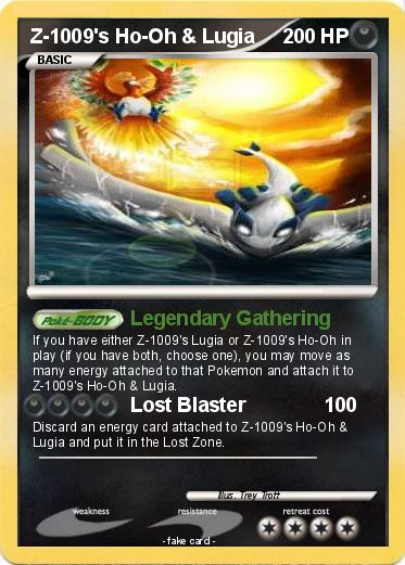 Pokemon Z-1009's Ho-Oh & Lugia