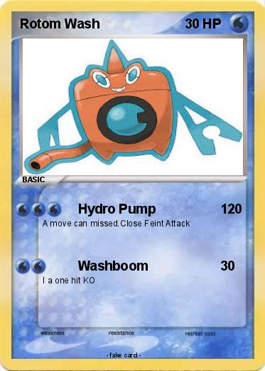 Pokemon Rotom Wash