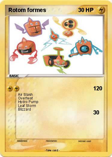 Pokemon Rotom formes