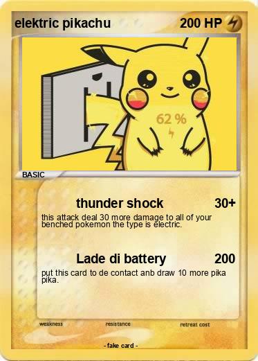 Pokemon elektric pikachu