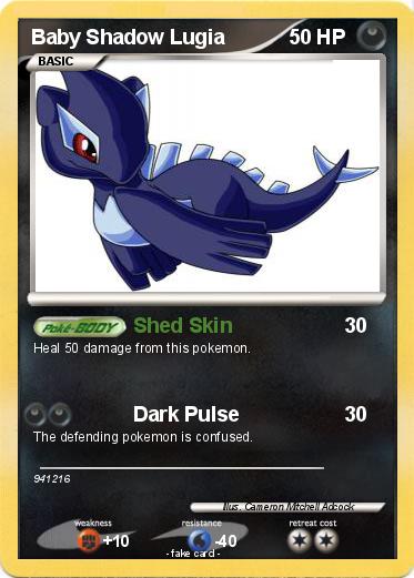 Pokemon Baby Shadow Lugia