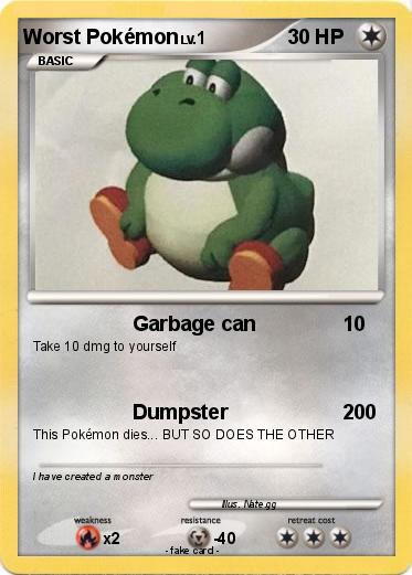 Pokemon Worst Pokémon
