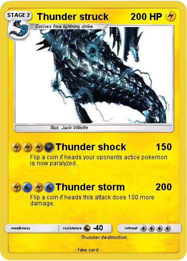 Pokemon Thunder struck