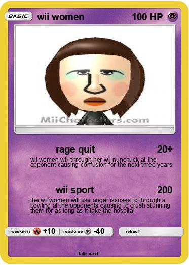 Pokemon wii women
