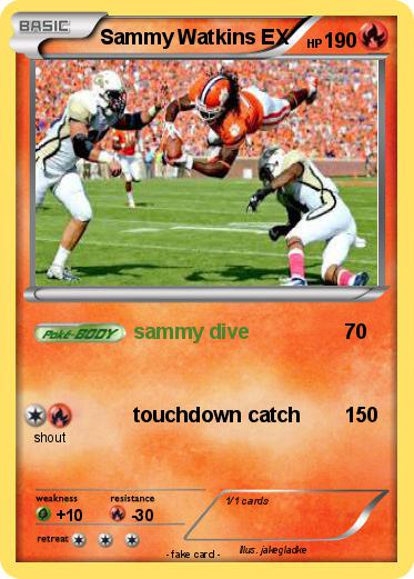 Pokemon Sammy Watkins EX
