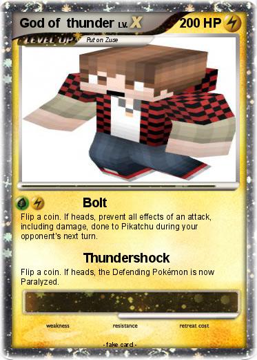 Pokemon God of  thunder