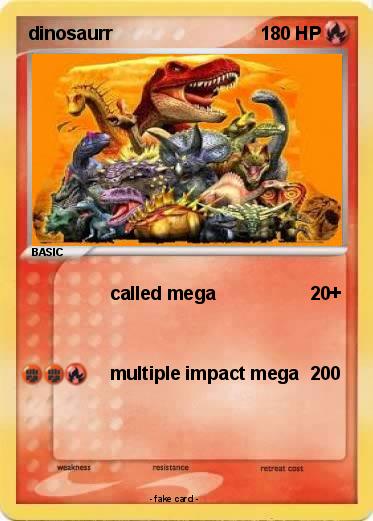 Pokemon dinosaurr