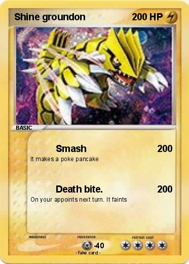 Pokemon Shine groundon